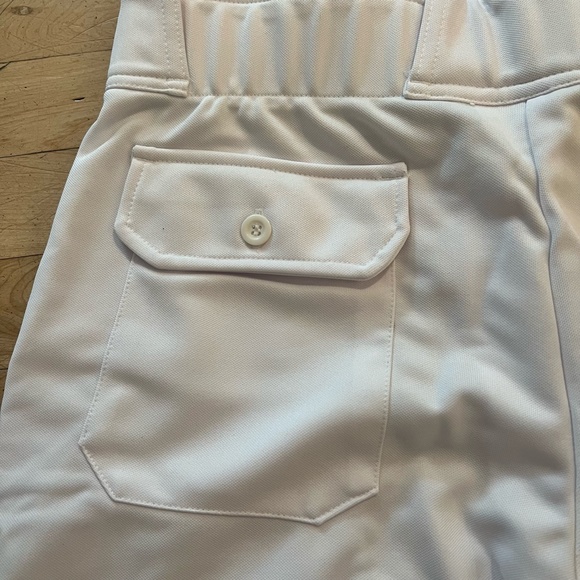 2 Pair Mens Baseball Football Coaches Shorts White Size Small Above Knee Pockets - Picture 5 of 11